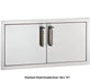 Fire Magic Premium Flush Double Doors in Stainless Steel