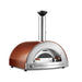 Forno Venetzia Torino 225 Hybrid Pizza Oven in Copper | Side Angle