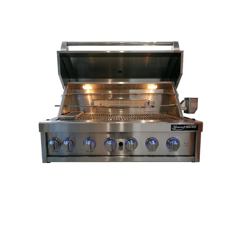 Grand Turbo 40-Inch 6-Burner Built-In Gas Grill