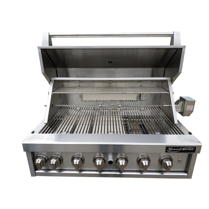 Grand Turbo 40-Inch 6-Burner Built-In Gas Grill