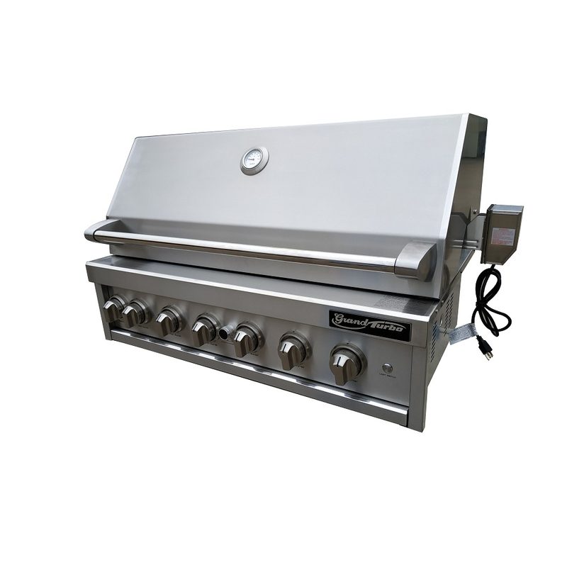 Grand Turbo 40-Inch 6-Burner Built-In Gas Grill