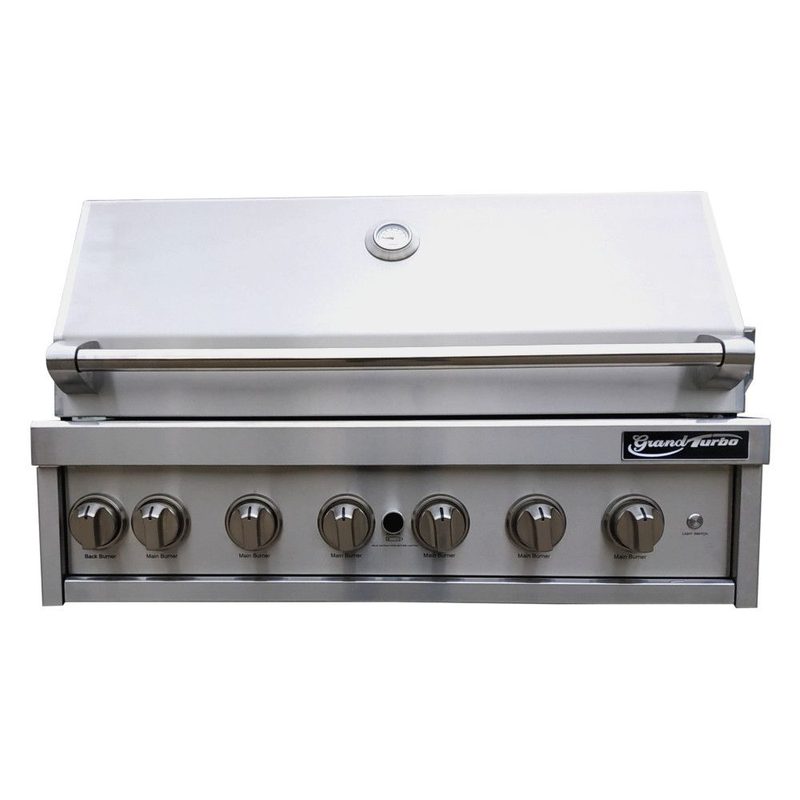 Grand Turbo 40-Inch 6-Burner Built-In Gas Grill