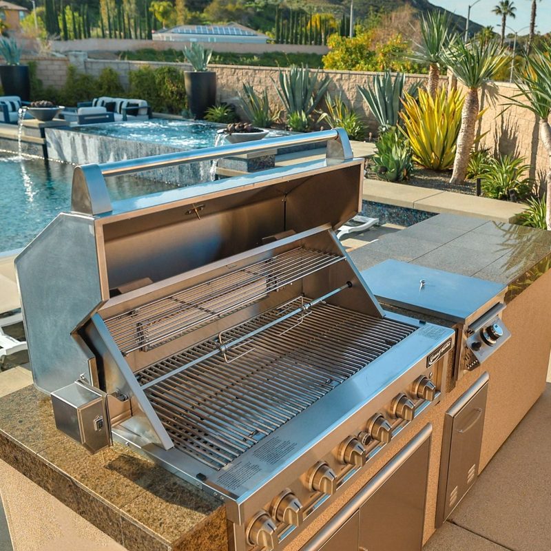 Grand Turbo 40-Inch 6-Burner Built-In Gas Grill