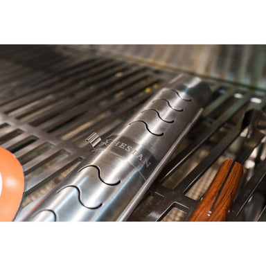 Hestan Stainless Steel Smoker Set | Shown on Grill