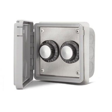 Infratech 120V Double Input Regulator Flush Mount Front
