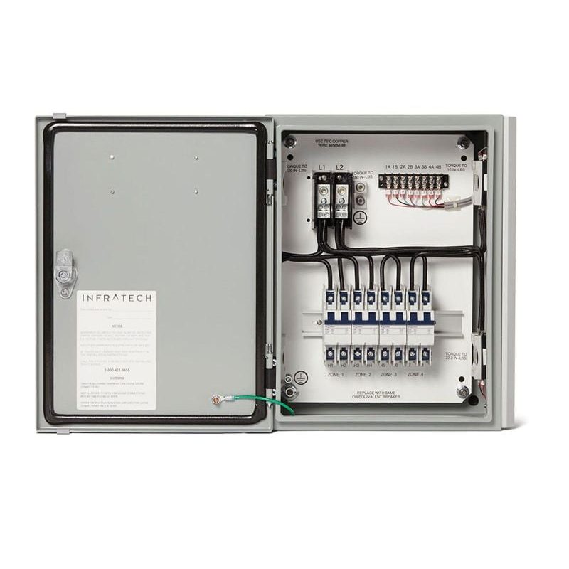 Infratech 3 Relay Solid State Panel Interior