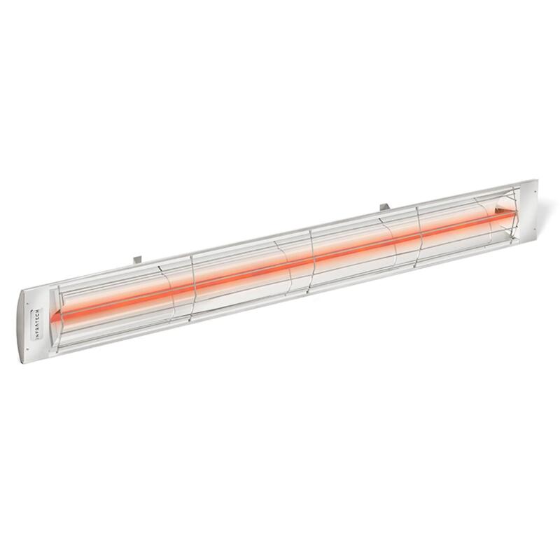 Infratech Contemporary Series Heater White Angle View
