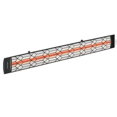 Infratech Craftsman Motif 2000W Single Element Heater Black Angle