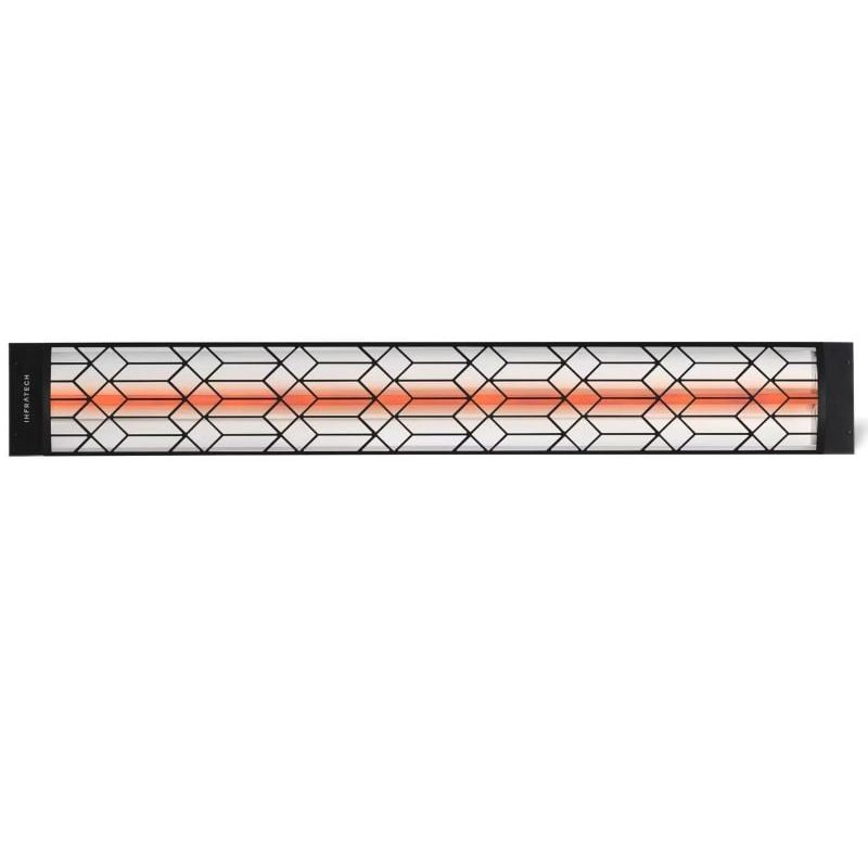 Infratech Craftsman Motif 2000W Single Element Heater Black Front
