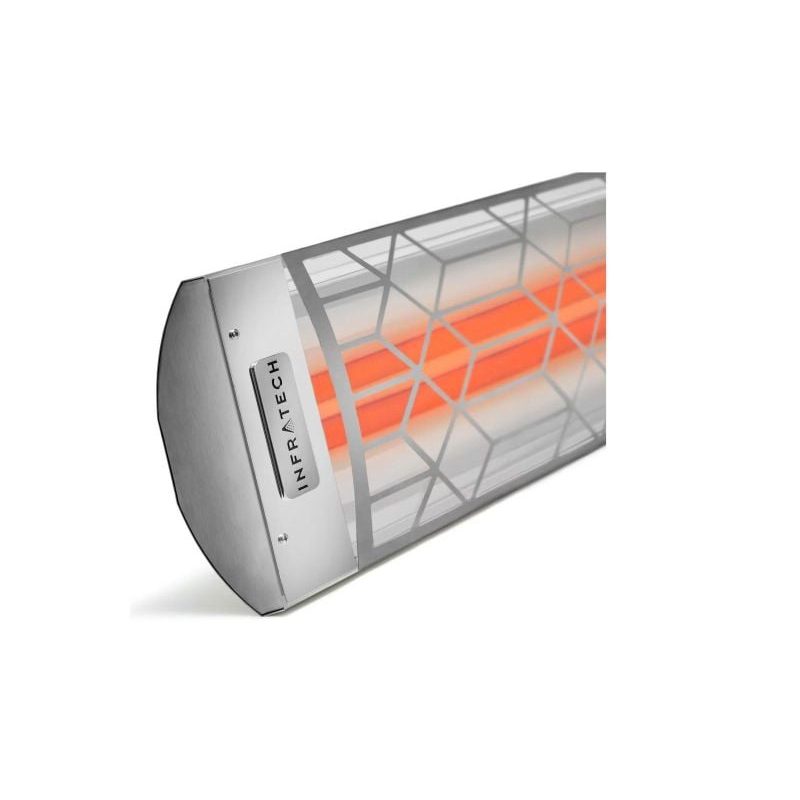 Infratech Craftsman Motif 4000W Marine Grade Dual Element Heater Stainless Steel Detail
