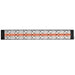 Infratech Craftsman Motif 4000W Single Element Heater Black Front