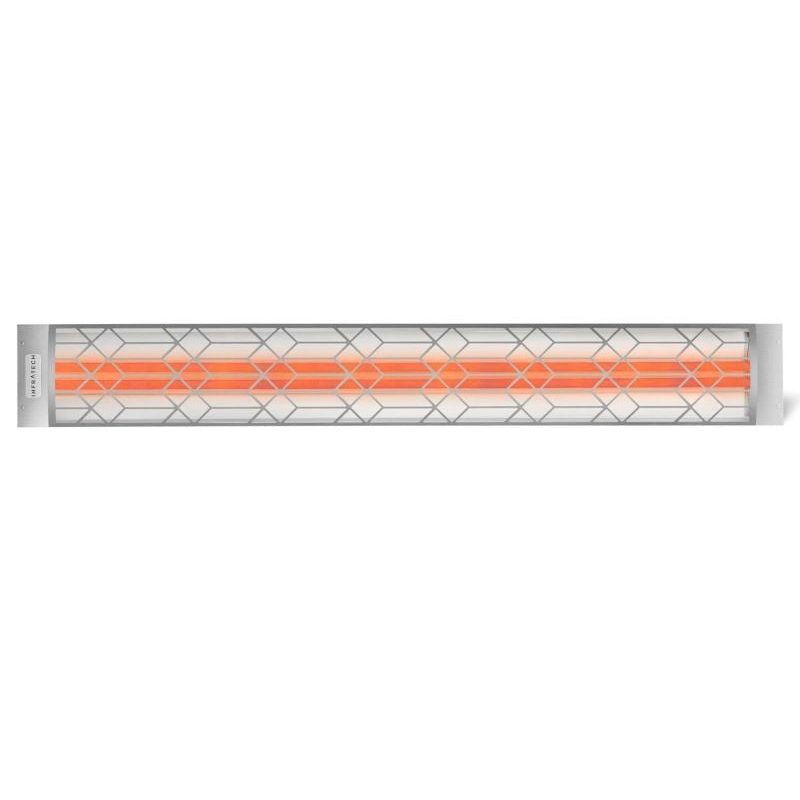 Infratech Craftsman Motif 6000W Dual Element Heater Stainless Steel Front