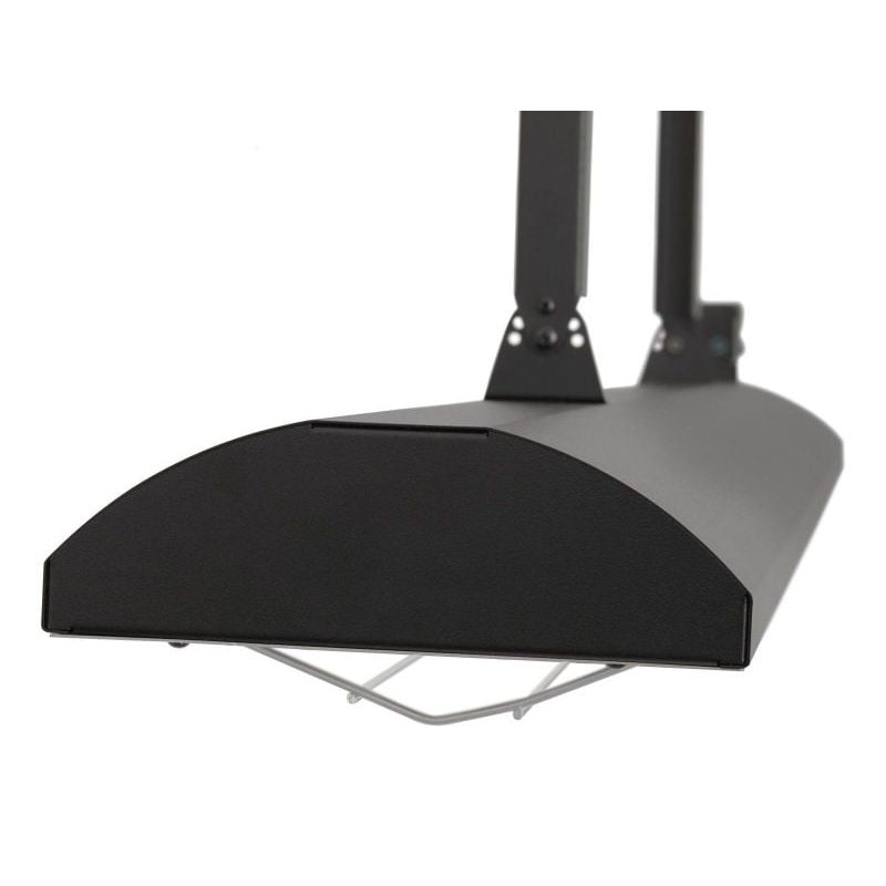 Infratech Drop Pole Mount Assembly Black Lifestyle 1