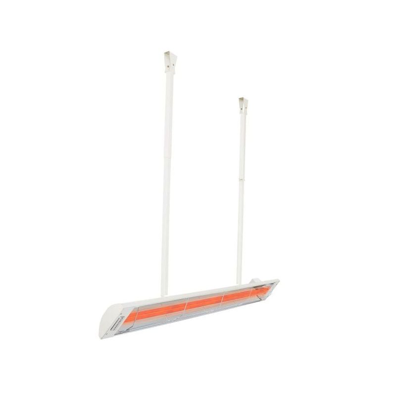 Infratech Drop Pole Mount Assembly White Angle