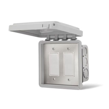 Infratech Dual On/Off Flush Mount Switch Front