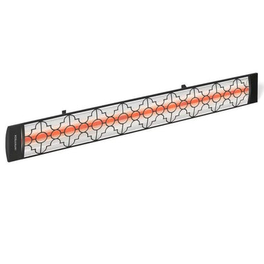 Infratech Mediterranean Motif 3000W Marine Grade Single Element Heater Black Angle