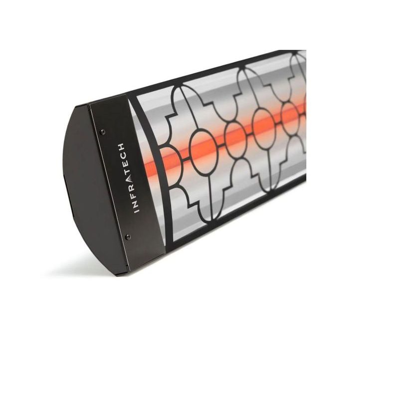 Infratech Mediterranean Motif 3000W Single Element Heater Black Detail
