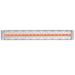 Infratech Mediterranean Motif 3000W Single Element Heater Stainless Steel Front