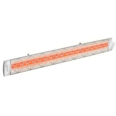 Infratech Mediterranean Motif 4000W Marine Grade Dual Element Heater Stainless Steel Angle