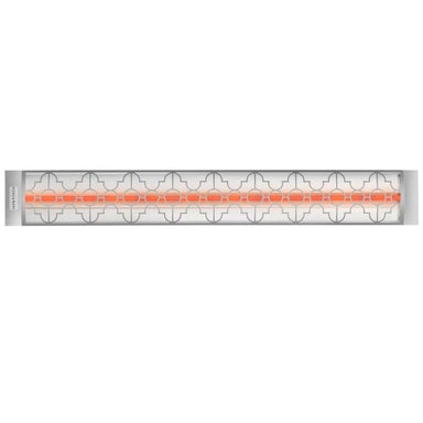 Infratech Mediterranean Motif 4000W Single Element Heater Stainless Steel Front