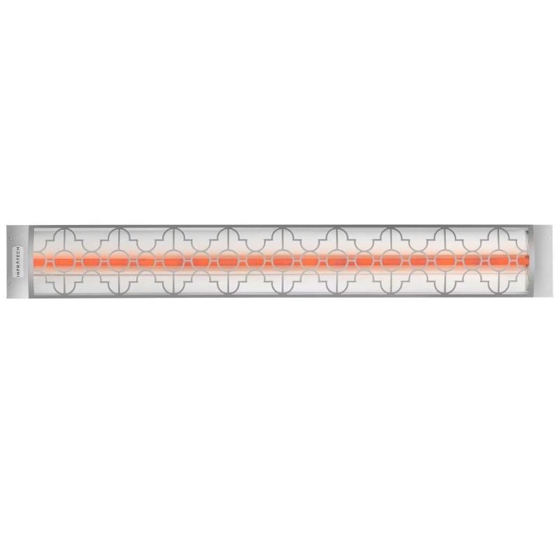 Infratech Mediterranean Motif 4000W Single Element Heater Stainless Steel Front
