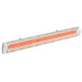 Infratech Mediterranean Motif 6000W Dual Element Heater Stainless Steel Angle