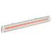 Infratech Contemporary Motif 3000W Single Element Heater Stainless Steel Angle