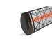 Infratech Contemporary Motif 3000W Single Element Heater Black Detail