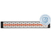 Infratech Contemporary Motif 4000W Single Element Heater Black Front View