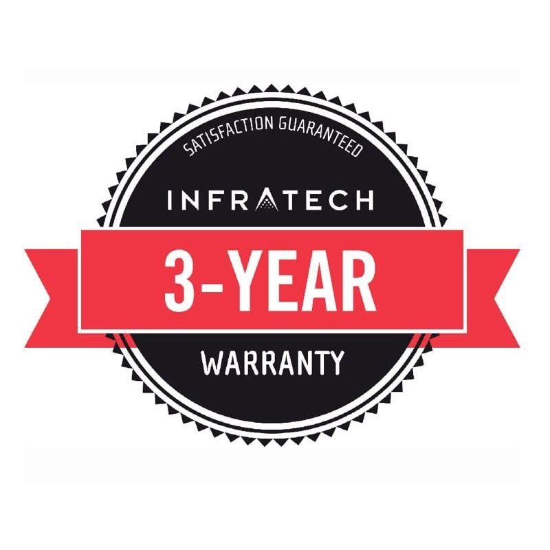 Infratech Contemporary Motif Heater 3-Year Warranty
