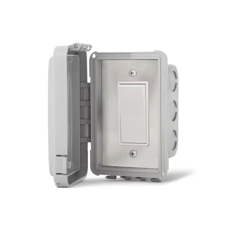 Infratech Single On/Off Flush Mount Switch Front