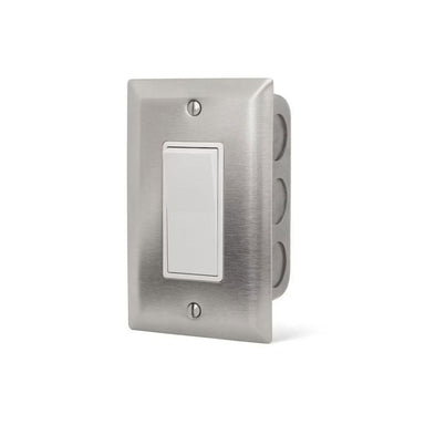 Infratech Single On/Off Wall Plate Switch Front
