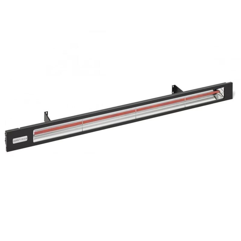 Infratech SL-Series Slimline Heater Matte Black Angle View