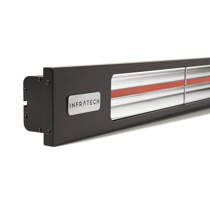 Infratech SL-Series Slimline Heater Black Closeup Detail