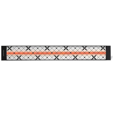 Infratech Traditional Motif 2000W Single Element Heater Black Front