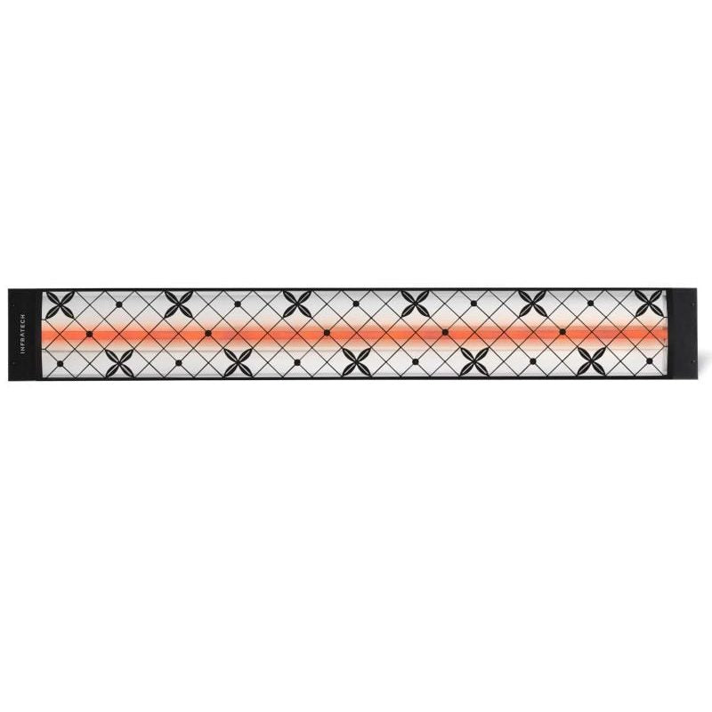 Infratech Traditional Motif 2000W Single Element Heater Black Front