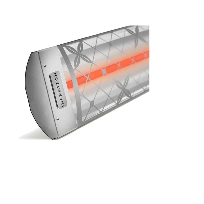 Infratech Traditional Motif 2000W Single Element Heater Stainless Steel Detail