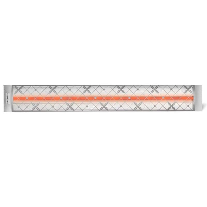 Infratech Traditional Motif 2000W Single Element Heater Stainless Steel Front