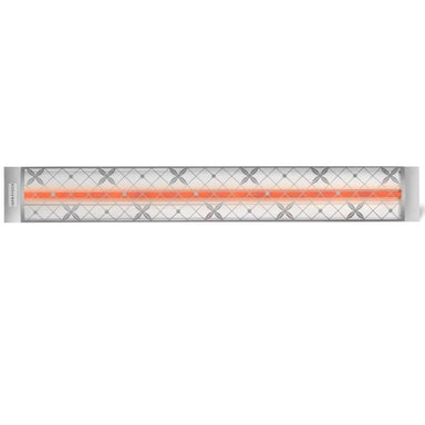 Infratech Traditional Motif 3000W Single Element Heater Stainless Steel Front