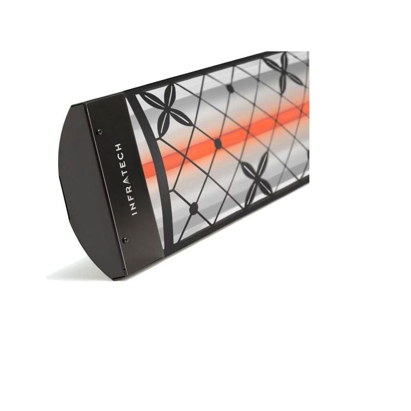 Infratech Traditional Motif 4000W Marine Grade Single Element Heater Black Detail