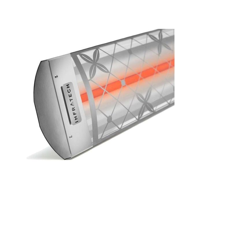 Infratech Traditional Motif 4000W Marine Grade Single Element Heater Stainless Steel Detail