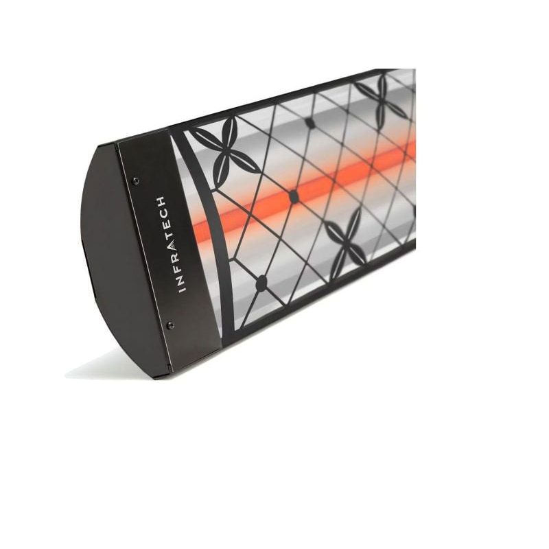 Infratech Traditional Motif 4000W Single Element Heater Black Detail