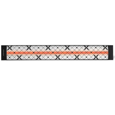 Infratech Traditional Motif 4000W Single Element Heater Black Front