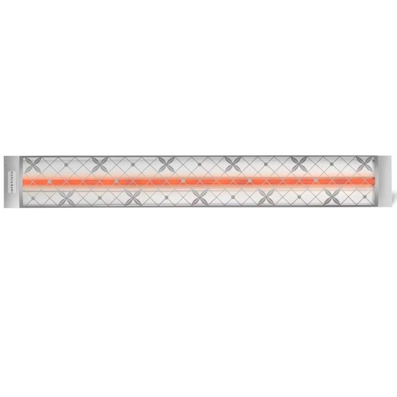 Infratech Traditional Motif 4000W Single Element Heater Stainless Steel Front