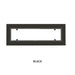Infratech W33 Flush Mount Frame Black