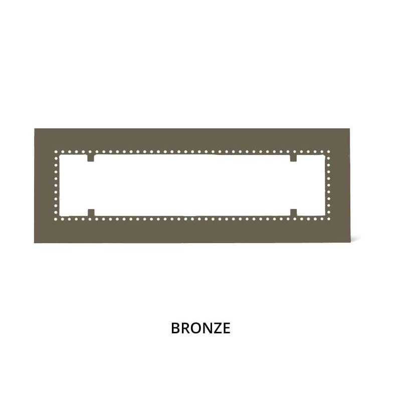 Infratech W33 Flush Mount Frame Bronze