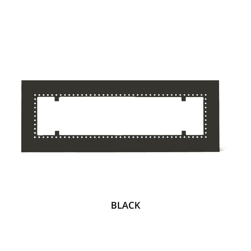 Infratech W39 Flush Mount Frame Black