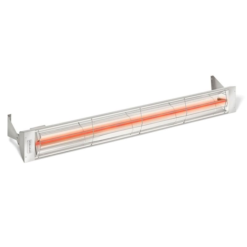 Infratech W-Series 61-Inch Single Element Heater Stainless Angle View