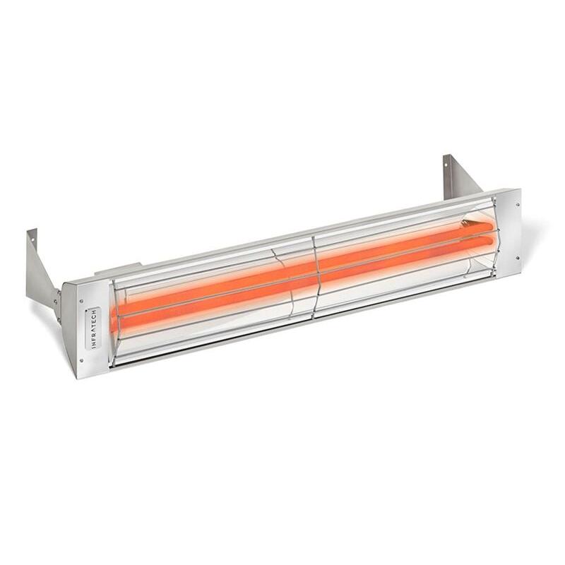 Infratech WD-Series 39-Inch 5000W Dual Element Heater Angle View