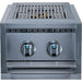 Jupiter Double Side Burner built-in stainless steel unit with dual 12,000 BTU brass burners